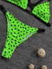 Bikini Neon Corazones Verde